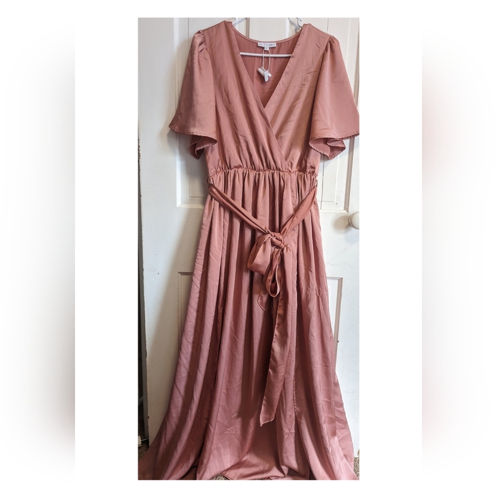 Baltic Born Sicily Satin Maxi Dress